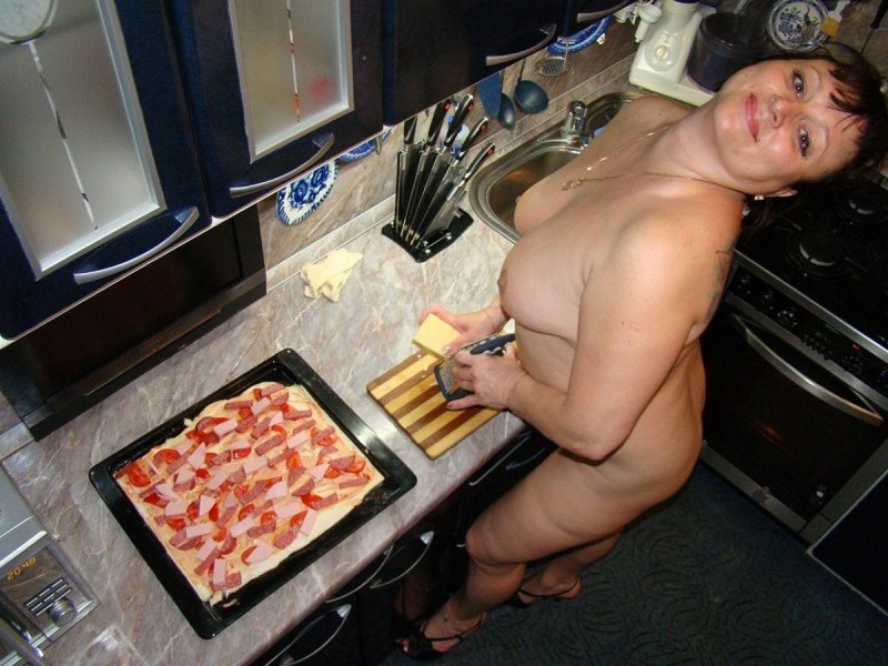 Naked thick women in the kitchen, Naked fat wife in the kitchen, Naked women in the kitchen private