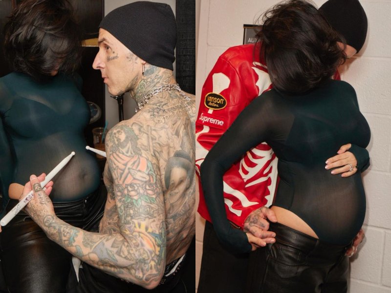 Courtney Kardashian and Travis Barker, Courtney Kardashian, Travis Barker