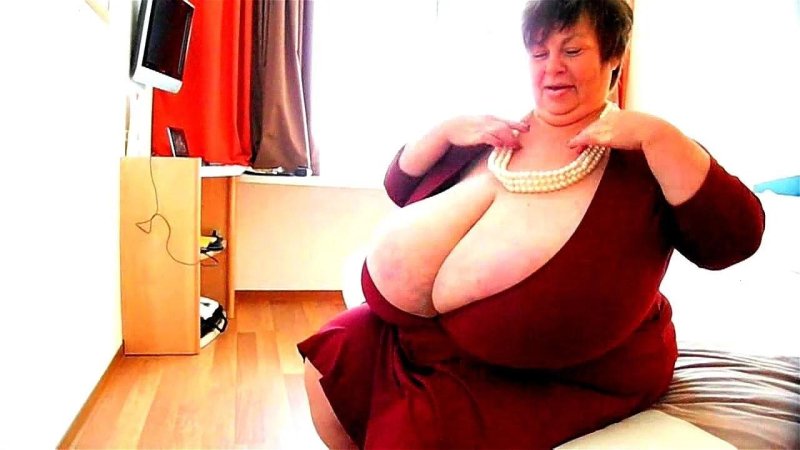 Old women with huge breasts Karola, Karola Huge Breasts BBW in his youth, Karola Silicone Free Tits Big