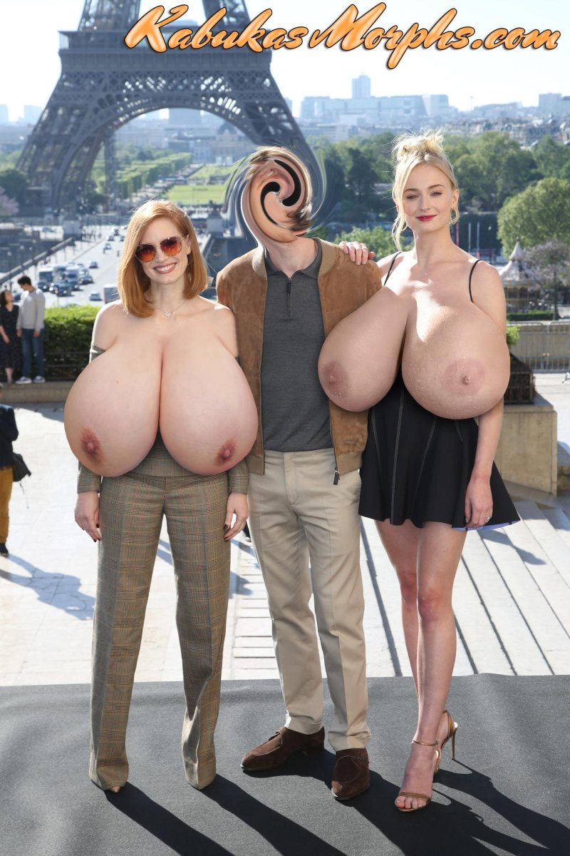 Sophie Turner Big Tits, Giant tits, Mega boobs