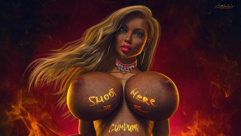 Huge breast, Big boobs Bimbo D, Big boobs art