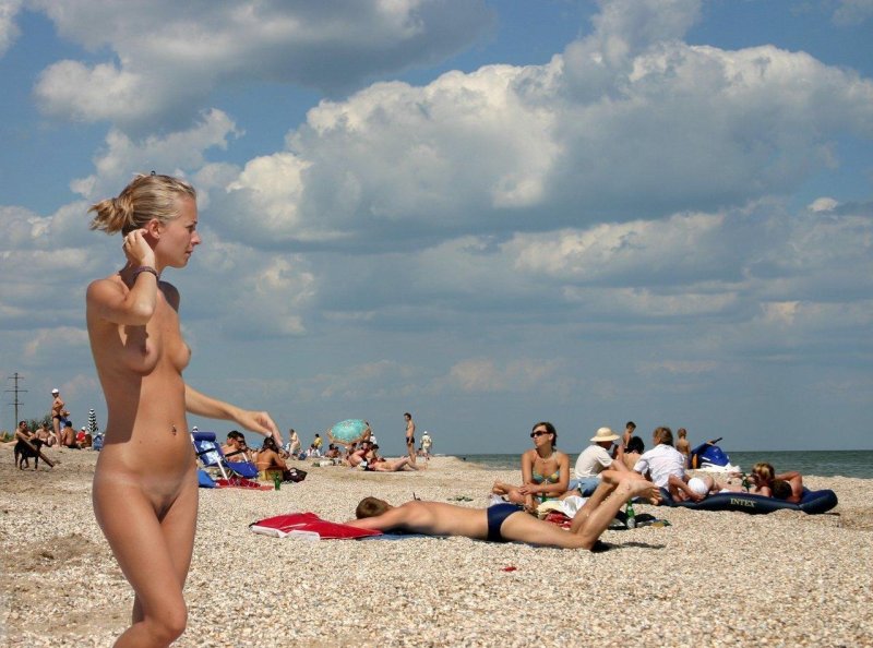 Nudist beach girl, On the beach naked, Nudists beach