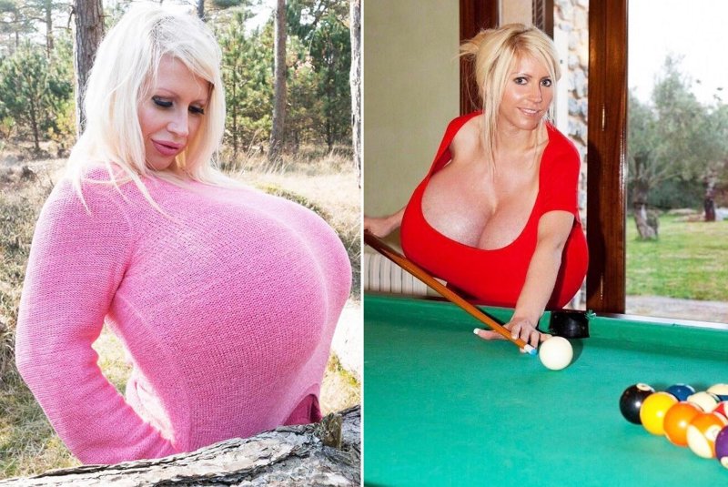 Mayra Hills German model, Chelsea Charms and Mayra Hills, The largest silicone breasts