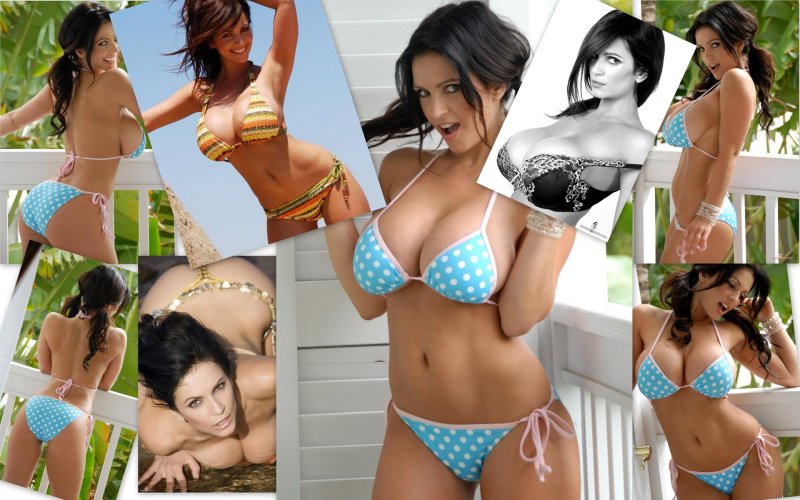 Big silicone boobs in bikini, Deniz Milani Nakedabzbuslatit, Denise milani
