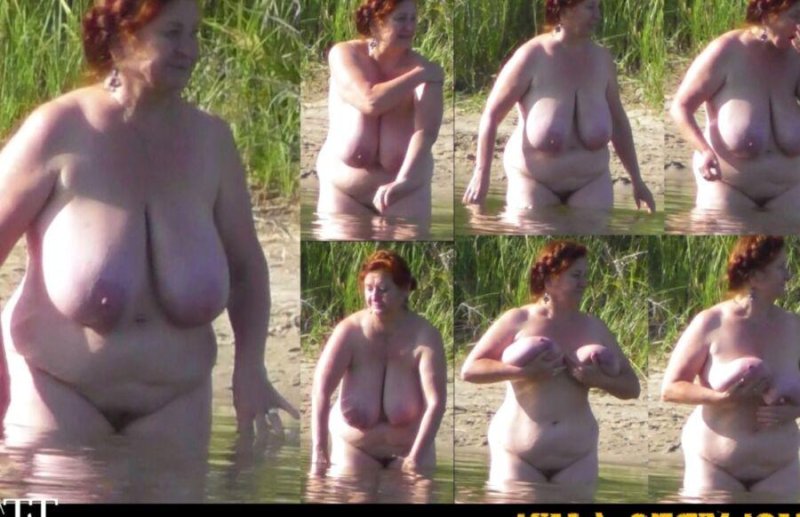 Naked mature bbw on the beach, Naked thick women on the beach, Tolstoy Tits