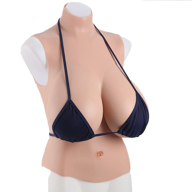 Falled breasts, Silicone breasts, Silicone breast