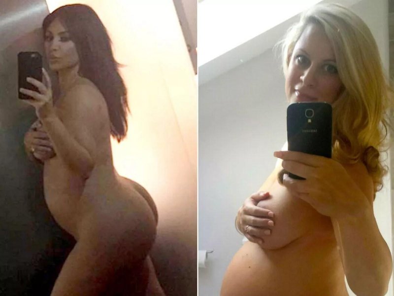 Kim Kardashian Pregnant Naked, Kim Kardashian yu plastic, Kim Kardashian drain