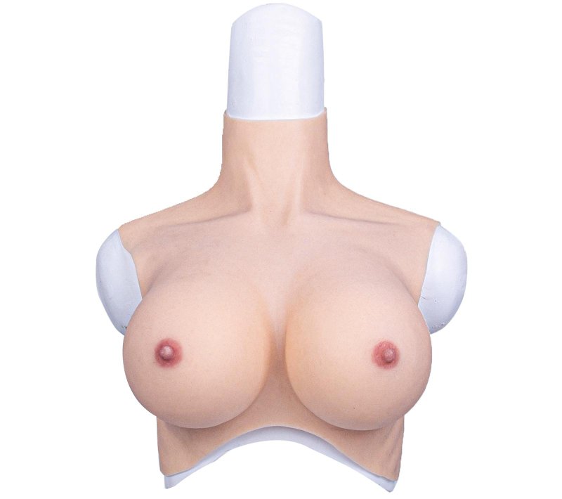 Breast silicone simulator, The shape of breasts, With patch breasts