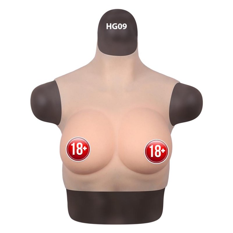 Pave breasts Travee, Breast silicone simulator, Huge overhead breasts