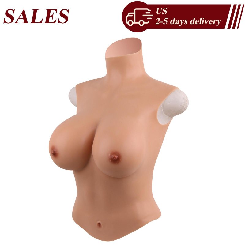 Breast silicone simulator, Falled breasts, Silicone breast