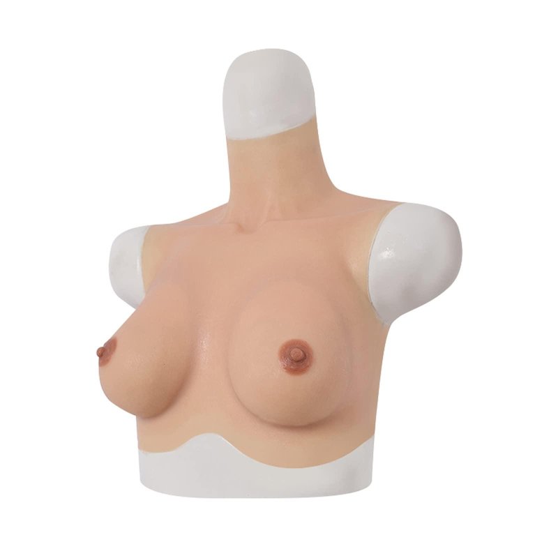 Breast silicone simulator, With patch breasts, Artificial breasts