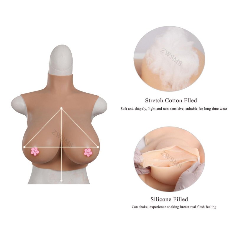 Breast silicone simulator, Silicone breast, Artificial breasts