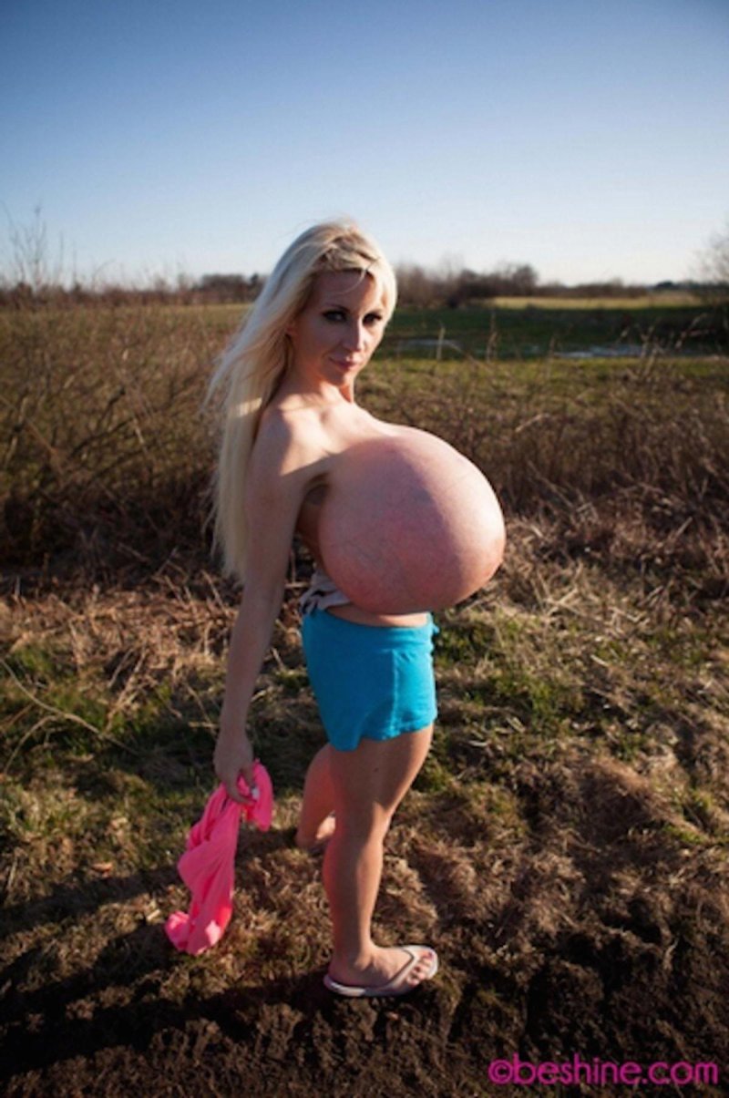 Bishain, The largest breast, The largest silicone breasts