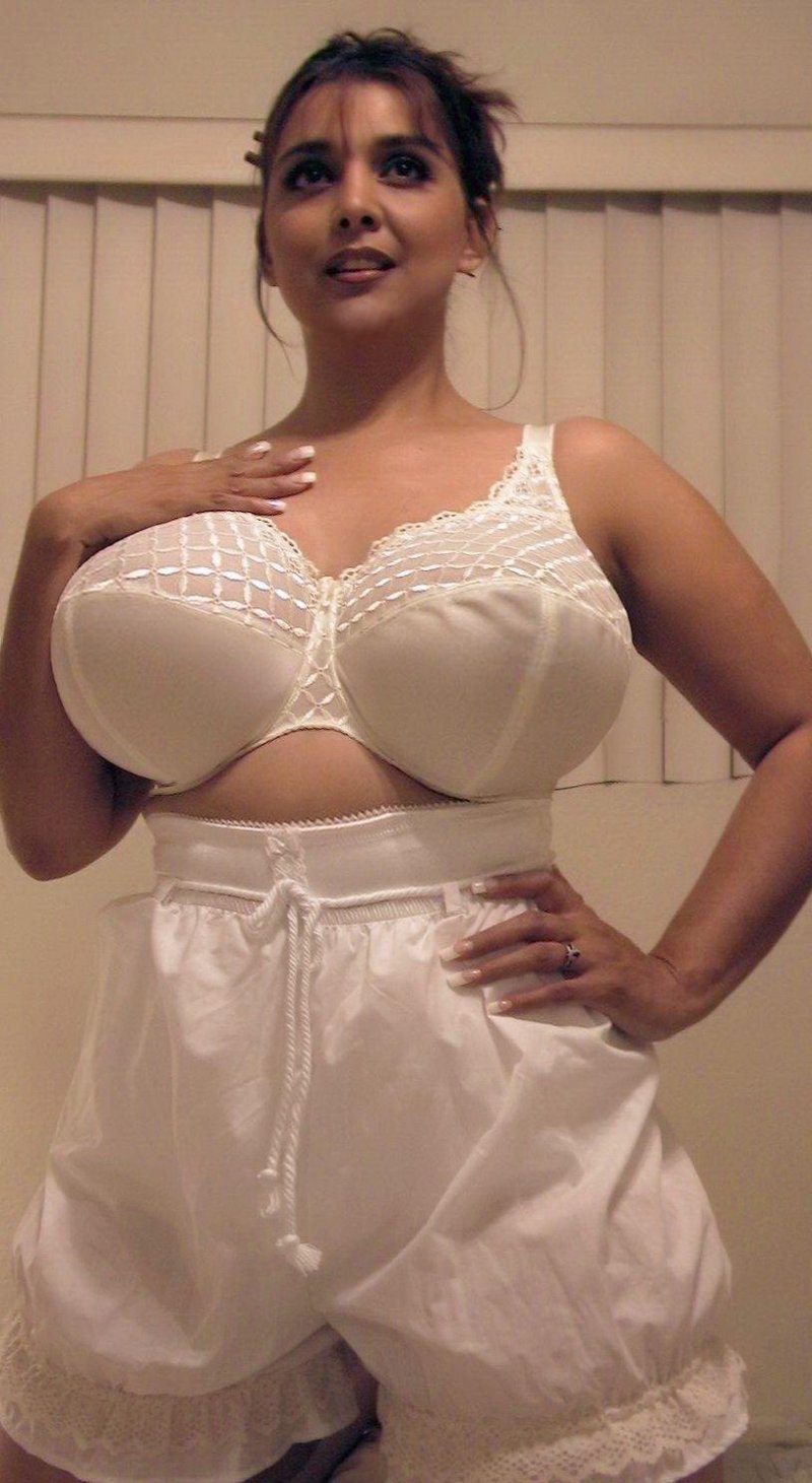 Big breasts in a bra, Big boobs in a white bra, Big mature boobs in a bra