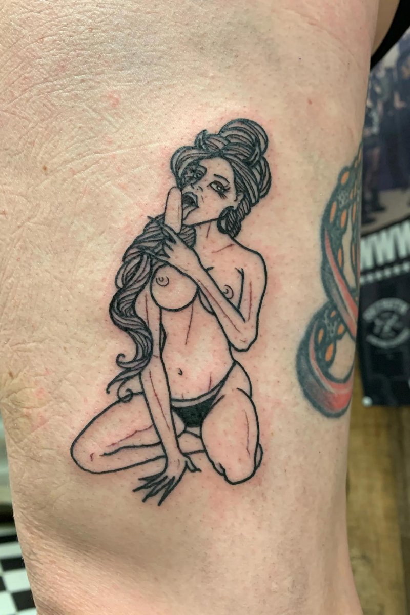 Tattoo, Tattoo naked woman, Tattoos Ideas