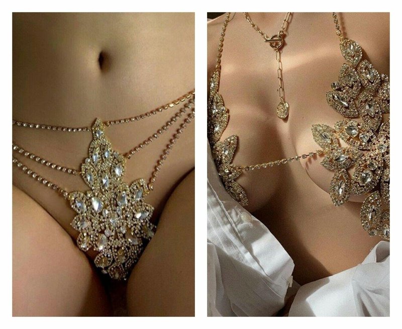 Sexy underwear, Female erotic underwear, Lower linen from chains