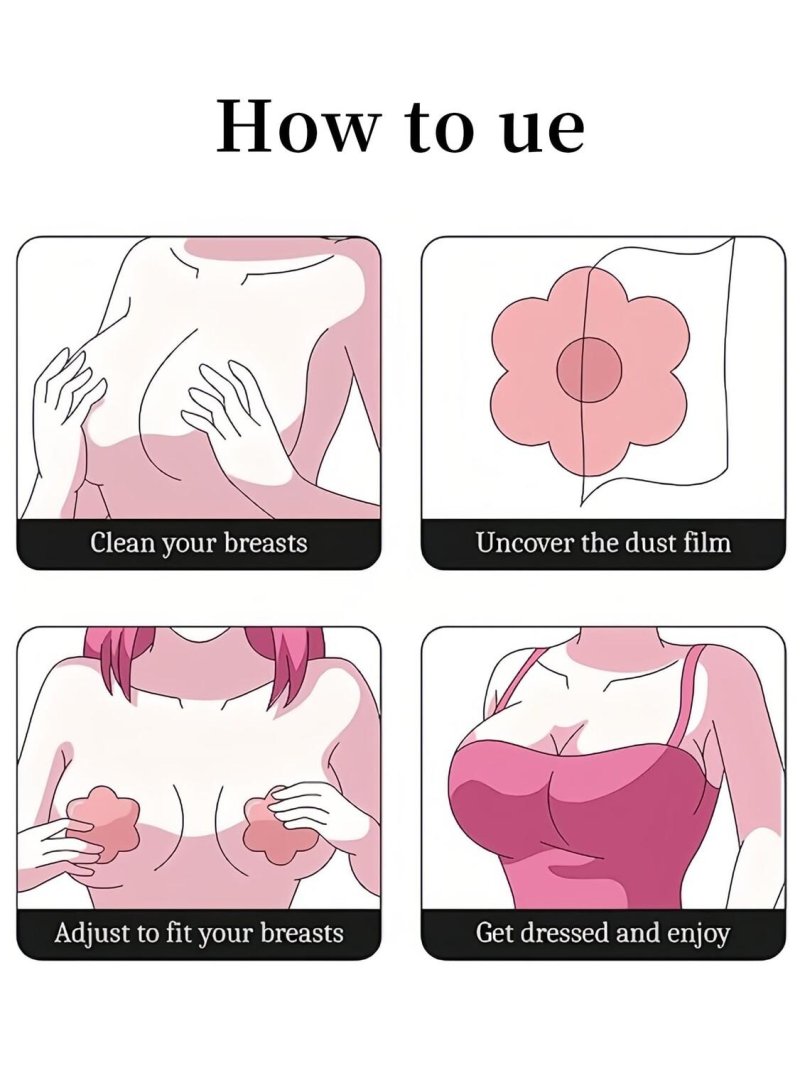 Silicone stickers on the chest, Silicone overlays for chest, Silicone stickers on nipples