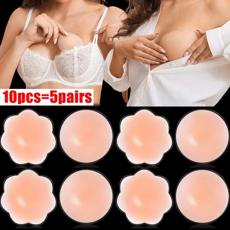 Silicone inserts for the chest, Silicone linings on nipples, Breast lining