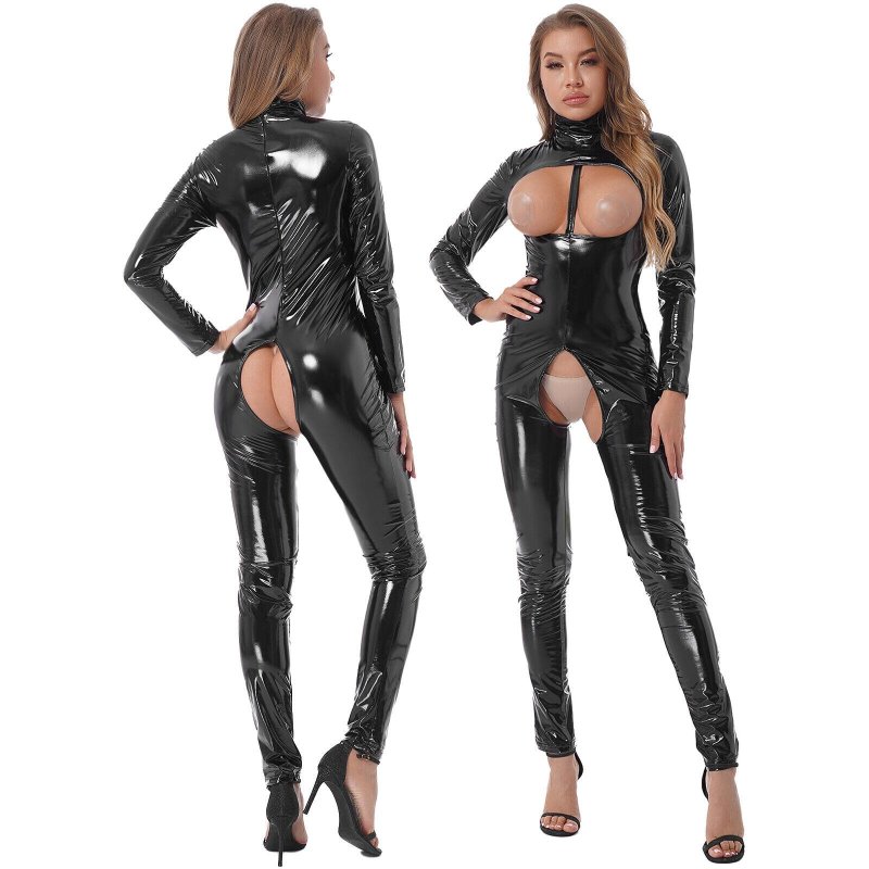 Latex overalls female, Latex jumpsuit, Latex Combees
