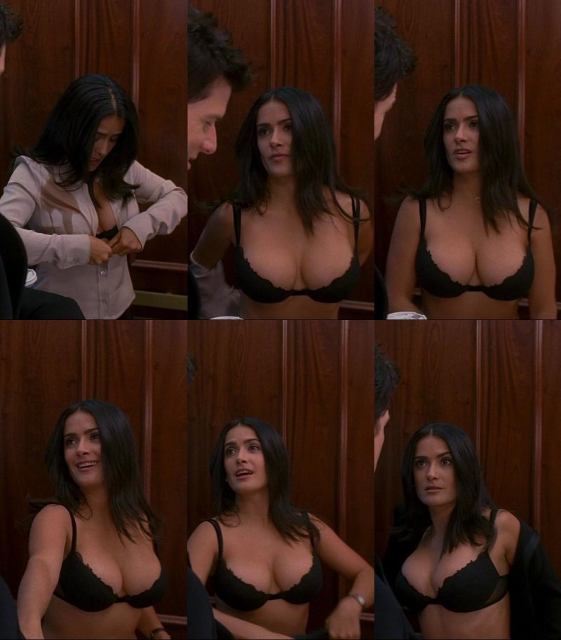 Salma Hayek chest, Salma Hayek hot, Salma Hayek Dogma