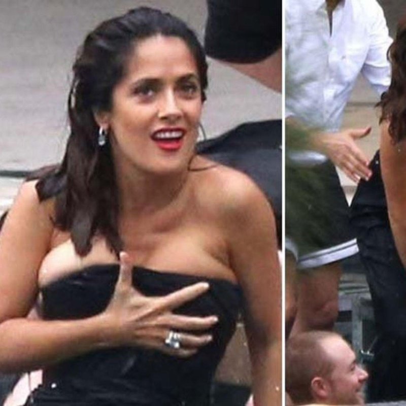 Salma Hayek chest, Salma Hayek, Salma Hayek hot