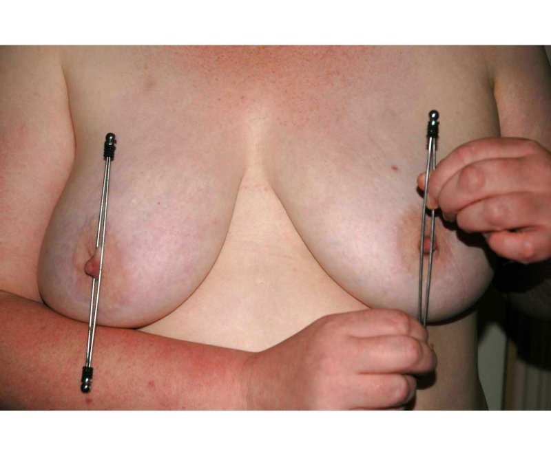 They screwed the screw into BDSM nipple, Bdsm nipples, Bdsm Tits