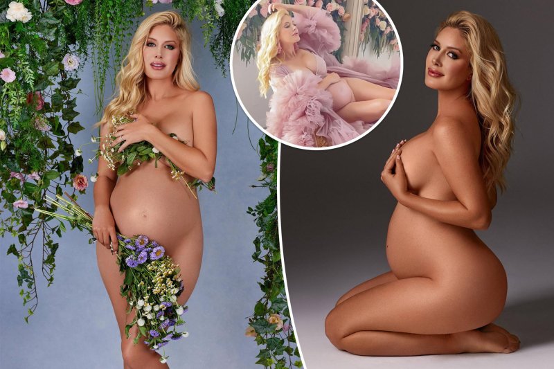 Heidi Montag, Photo session of a naked pregnant woman, Pregnant erotica