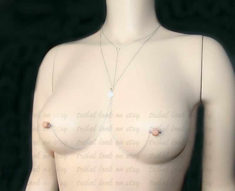 Pierced nipples in girls, Erotic jewelry, Piercing nipple