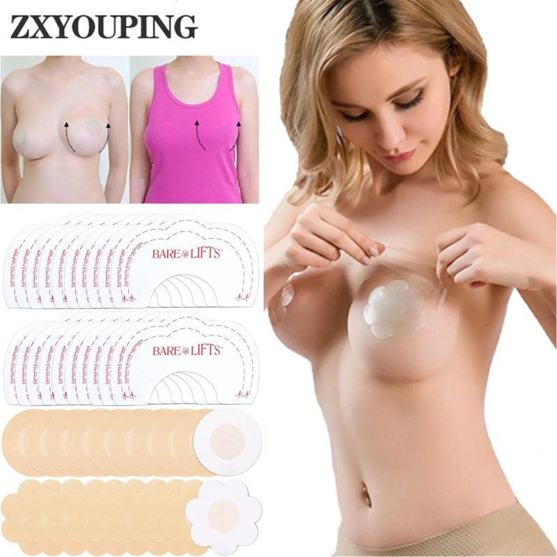 Breast lift tape, Breast strip, Silicone overlays for chest