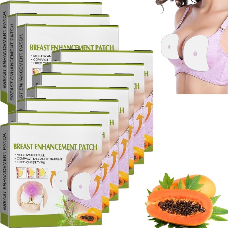 Breast enlargement, Plaster for breast augmentation, For breast augmentation