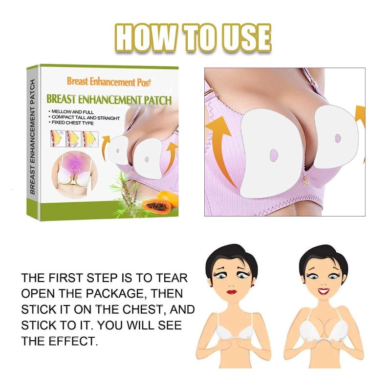 Plaster for breast augmentation, For breast augmentation, Breast patches