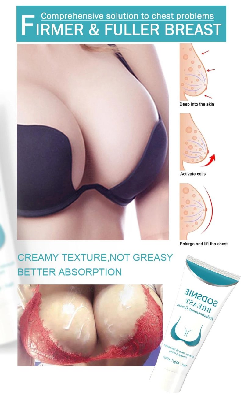 Cream for breast enlargement, Chest cream, Breed patch