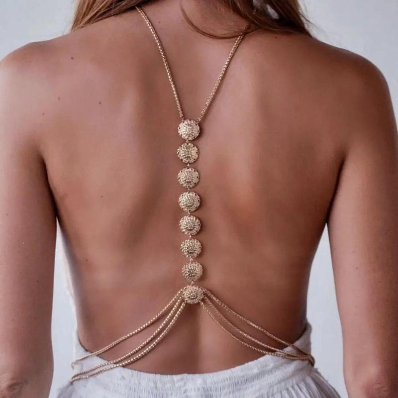 Body chains, Chain jewelry on the body, Body decorations