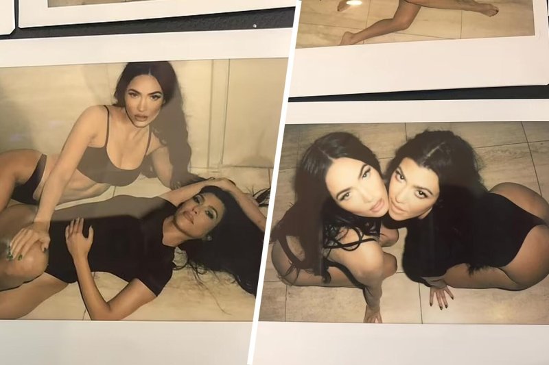 Megan Fox and Courtney Kardashian, Courtney Kardashian, Megan Fox and Kim Kardashian