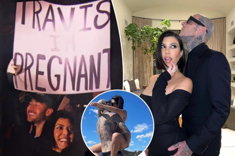 Courtney Kardashian and Travis Barker, Courtney Kardashian Pregnant, Kourtney kardashian