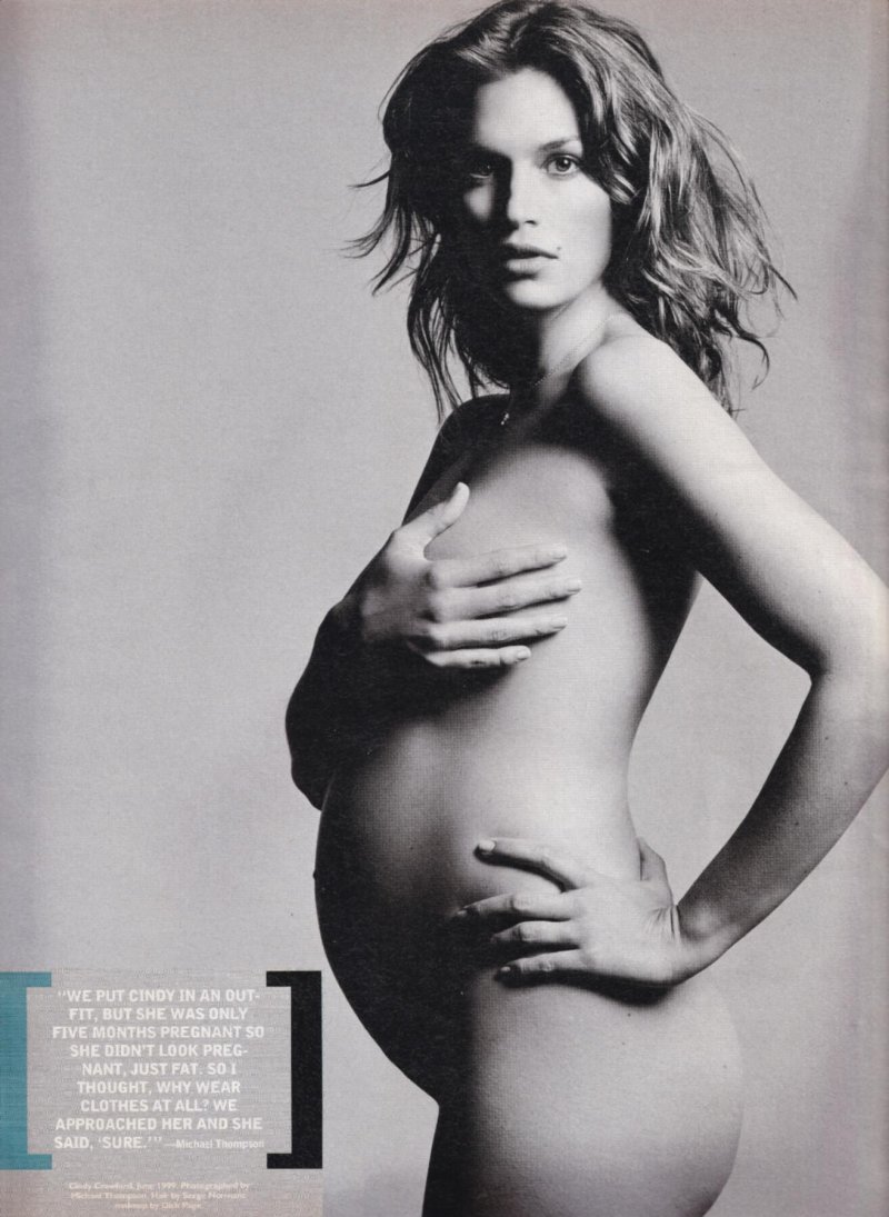 Cindy Crawford Pregnant photo shoot, Photo shoots of pregnant celebrities, Miranda Kerr Pregnant