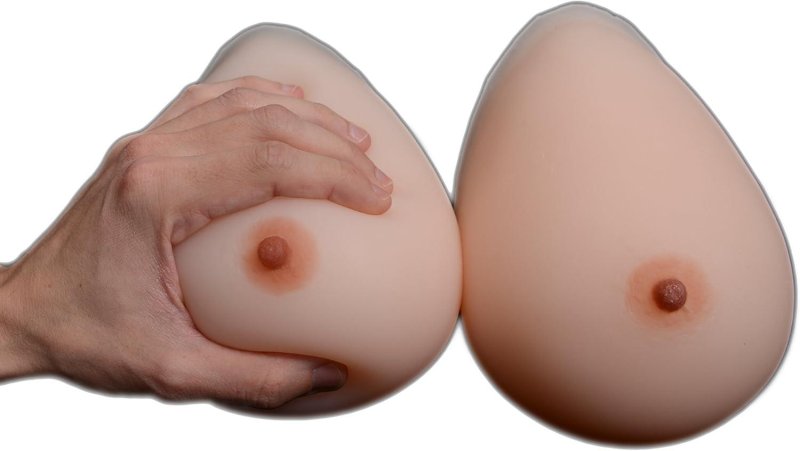 Faling silicone breast, Silicone patch breasts, Silicone breasts