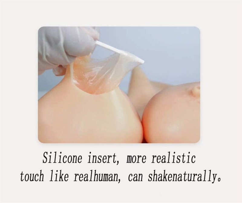 Silicone breasts, Silicone overlays for chest, Silicone form