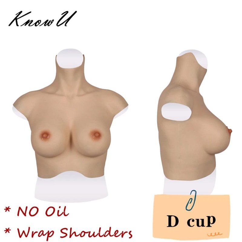 Breast silicone simulator, Falled silicone breasts for men, Silicone overhead breasts