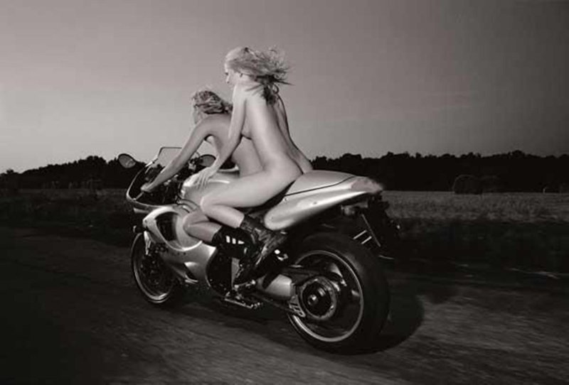 Photo shoot nude on a motorcycle, Motorcycle and girl, Erotica on a motorcycle