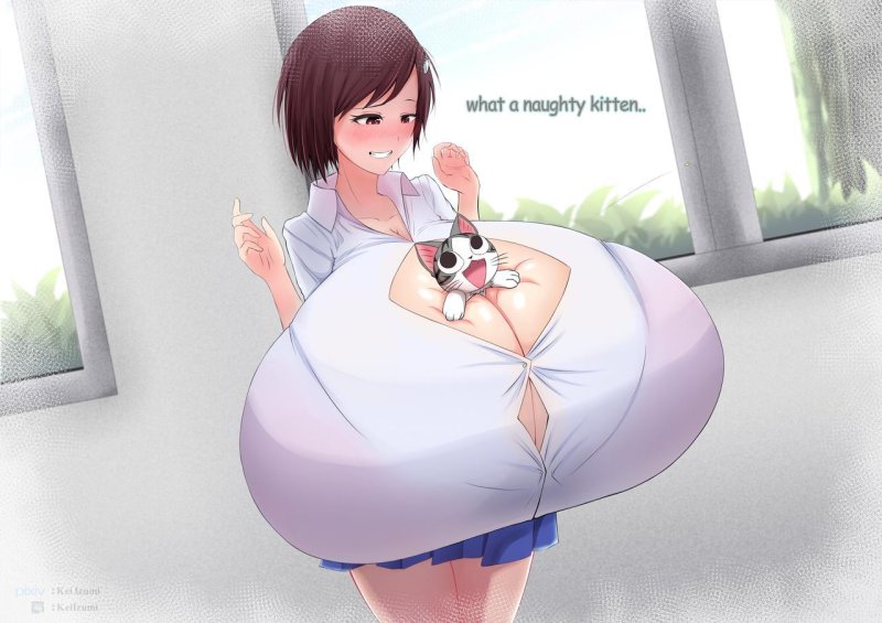 Anime giant boobs, Anime giant breasts, Fat anime with big breasts