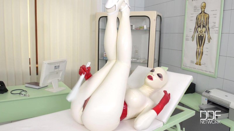 Latex, White latex costume, Latex lucy