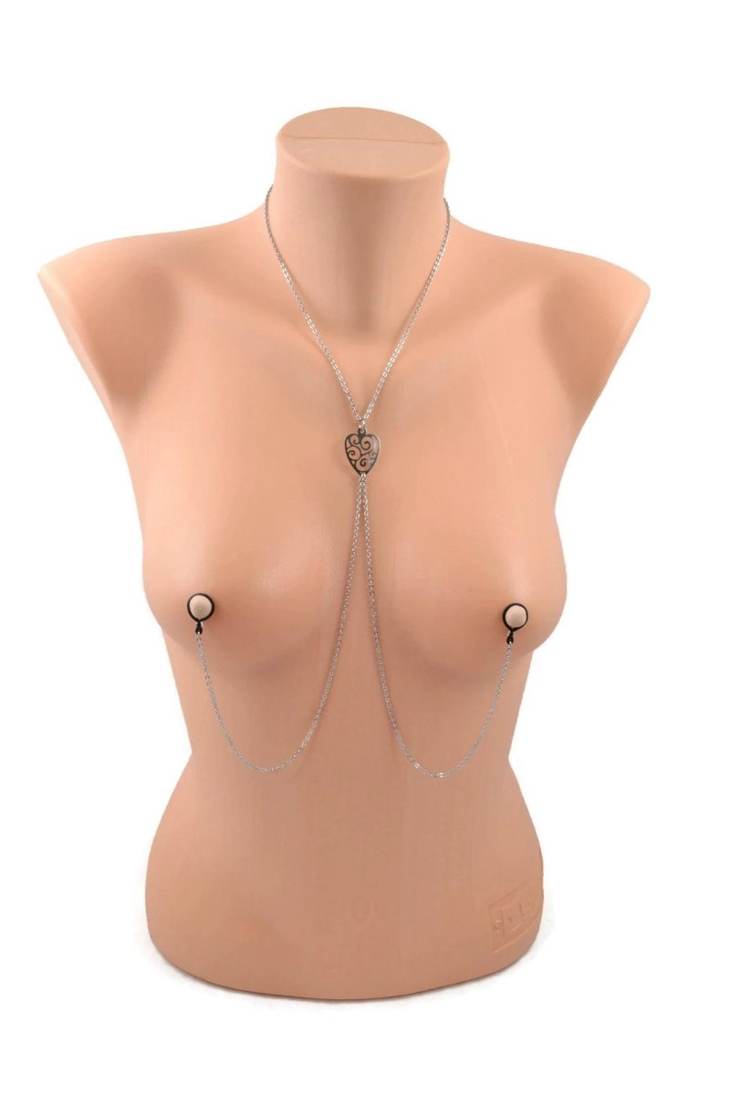 Nipple chain, Chain for nipples, Nipple clamp