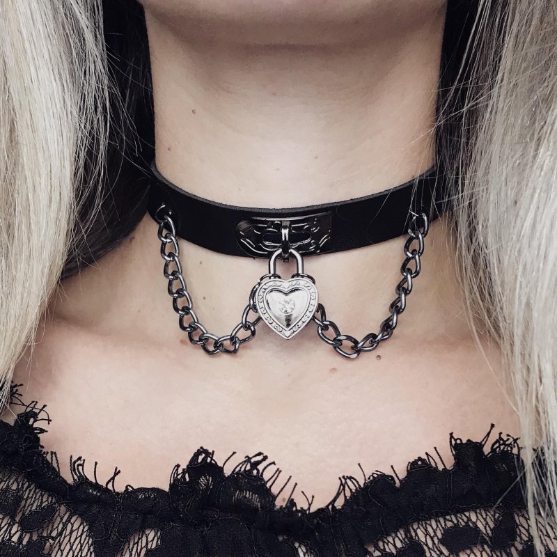 Choker Heart, Chocker, Choker Necklace