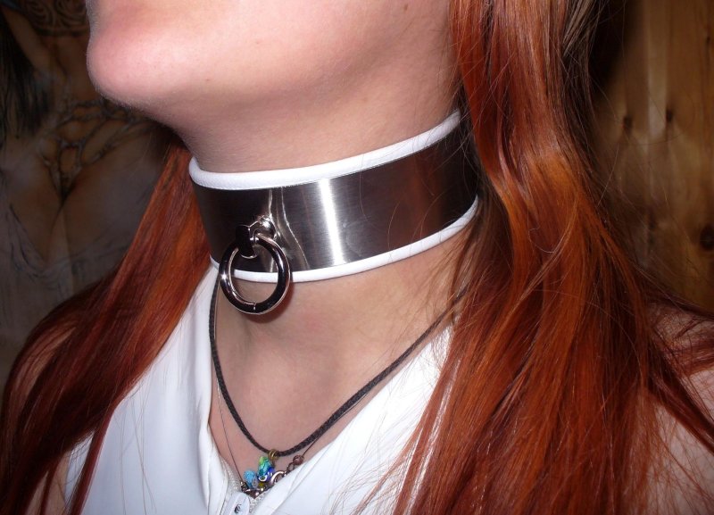 Women in metal collars, Collar for slave, Chocker BDSM