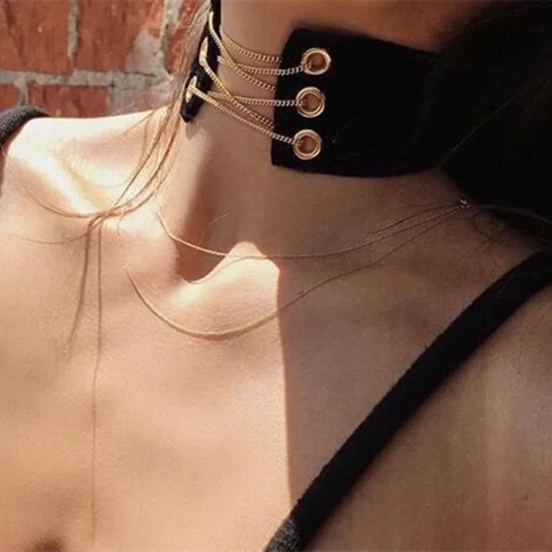 Choker around the neck, Chocker, Choker Necklace