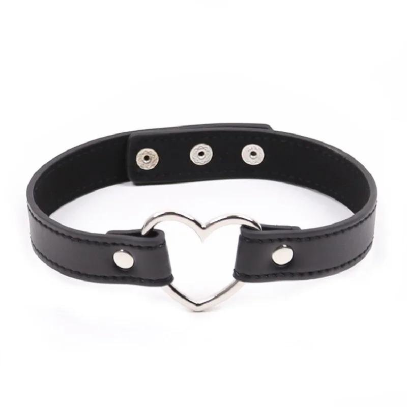 Choker Heart, Chocker with a heart, Female collar