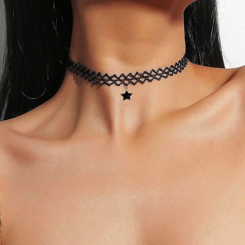 Chocker, Choker necklace, Lace Choker