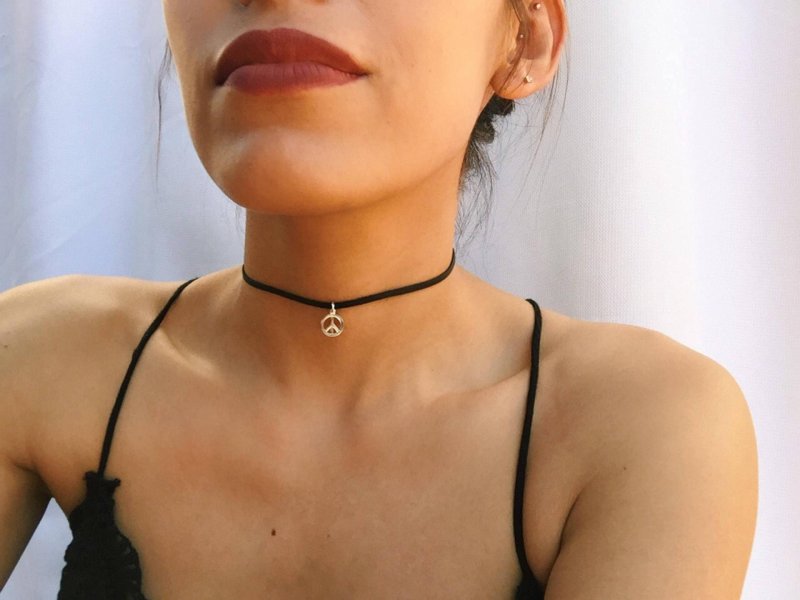 Chocker, Leather huker, Choker Necklace