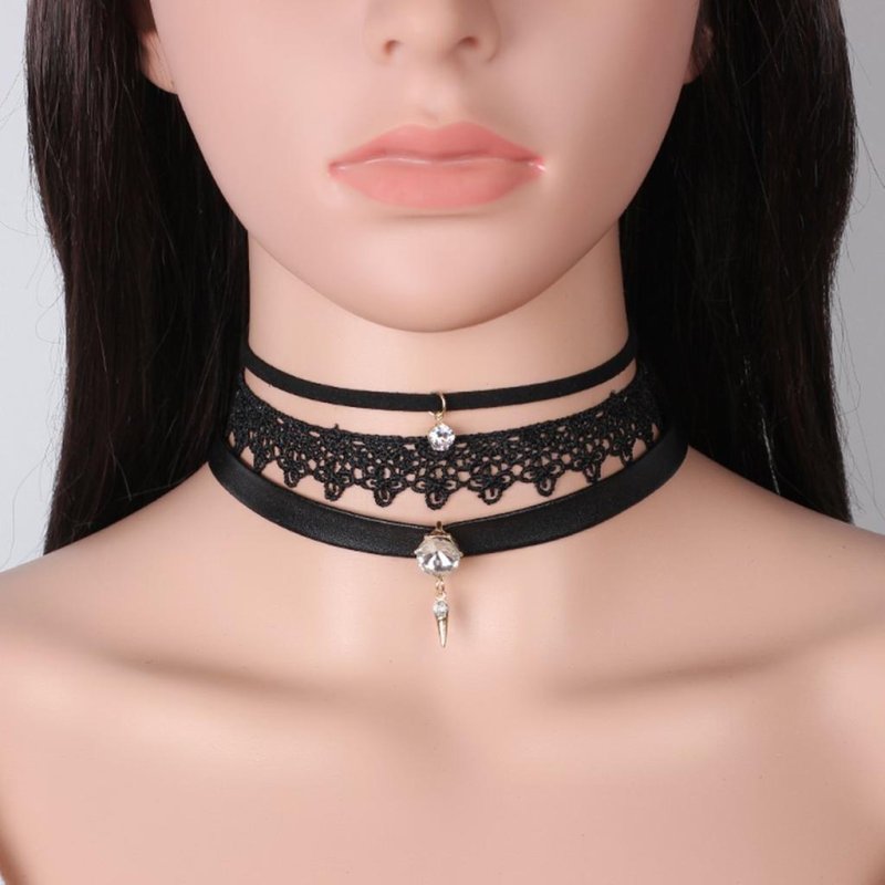 Lace Choker, Choker necklace, Chocker